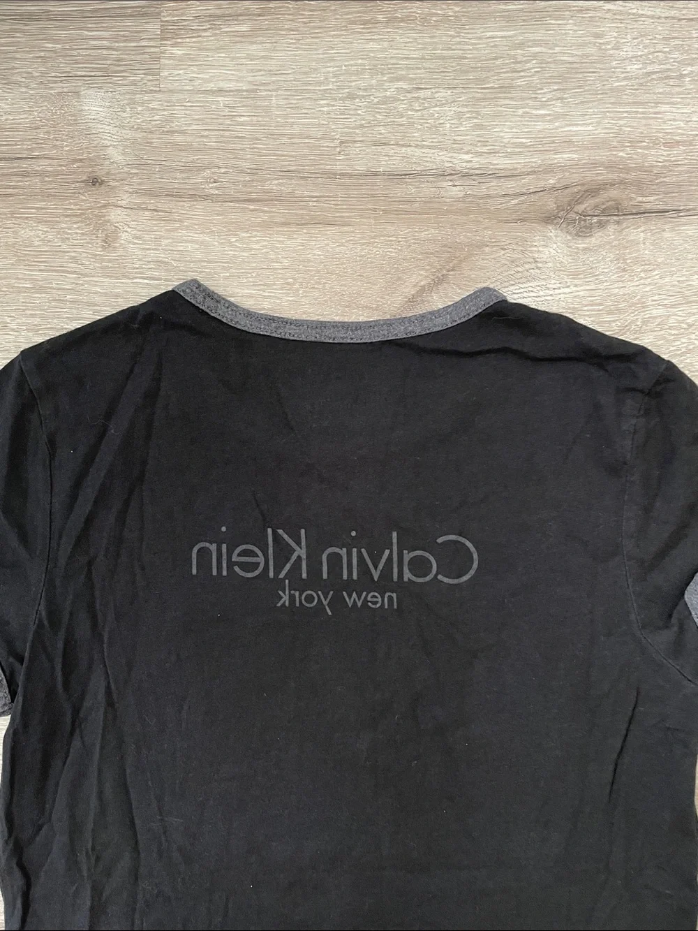 Calvin Klein bling logo baby tee size small